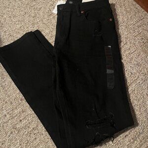 NWT Men's American Eagle Airflex + Black Jeans - 33x32 Slim